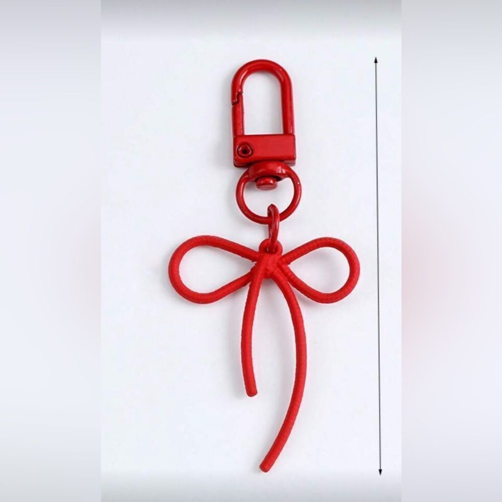 Red Bow Keychain Accessory S1053
